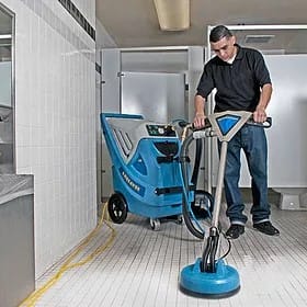 commercial cleaning of tile flooring