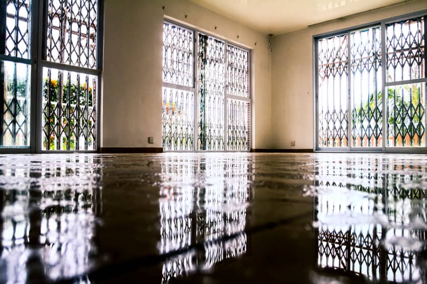 water damage in home